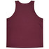 A maroon singlet featuring a round neck and no visible logos, showcased on a white background.