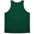 A green singlet with a simple design and no visible branding on the back.