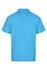 A light blue polo shirt with a classic collar, featuring a simple design and no visible patterns.