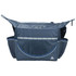 A cooler bag with a navy blue design, featuring multiple pockets and a branded logo.