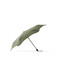 A green Blunt Neo umbrella with a sleek design and a metallic handle, featuring a logo on the fabric.