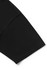 A black oversize T-shirt made from 230gsm 100% organic cotton, featuring a branding logo.