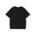 A black Kid's 240GSM 100% organic cotton faded t-shirt with short sleeves and a simple design.
