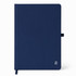 A navy A5 smart notebook with a textured cover and a small NFC logo at the bottom.