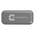 A grey rectangular case with a logo on the front, designed to hold multiple tools.