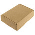 A brown kraft cardboard box with flaps, designed for packaging and shipping products.
