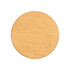 A round bamboo coaster with a smooth, natural finish. It features a light wood colour and has no visible branding.