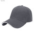 A grey and white 6-panel cotton sandwich cap with a curved brim and a logo.