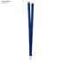 Navy blue polyester lanyard, 20mm wide, featuring a clip and logo branding. Suitable for exhibitions and events.