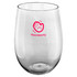 A drink bottle made of clear plastic, featuring a logo and a rounded shape, ideal for casual use.