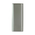 A silver flip-top mint tin with a sleek cylindrical shape. The tin features a logo on its surface.