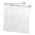 Two clear nylon mesh produce bags with drawstring closures, featuring a lightweight and breathable design.