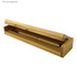 A bamboo gift box with a removable lid, containing a single pen. The box features a natural wood finish.