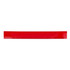 A red plastic ruler measuring 30cm, featuring markings for measurements. It includes a logo.