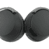 A pair of black Skullcandy Riff Wireless headphones with textured ear cushions and control buttons.