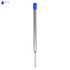 A blue metal refill for a pen, featuring a silver barrel and a blue top. It has a logo on the image.