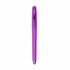 A purple fidget gel pen with a shiny clip, featuring a smooth, sleek design.