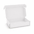 A white custom box with a locking lid, measuring 290 x 175 x 60mm, displayed in an open position.