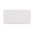 A white power bank with a sleek design and four indicator lights on one side. It features a branding logo.