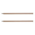 Two grey-lead pencils with sharpened wood bodies, showcasing a minimalist and natural design.