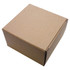 A plain brown cardboard box with flaps, featuring a simple, unadorned design.