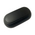 A sleek black charging case for Clipz TWS Earbuds, featuring a rounded design.