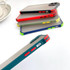 A collection of colourful rugged iPhone cases in various shades, featuring multiple buttons and cut-outs, stacked at an angle.