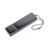 A sleek, silver Slimline Metal Drive with a polished finish and a chain attachment.