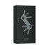 A sleek black packaging featuring the Keyper multi-tool design in grey, showcasing its compact and practical features.