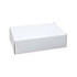A plain white rectangular box with a fold-over opening. It has a simple design and no visible branding.