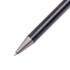 A black Eco Pen with a silver tip, featuring a simple design and a logo on the side.