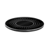 A black Concord Pro 15W fast wireless charger with a sleek, round design and dotted pattern on the surface.