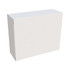 A plain white box with a flat lid, designed for storage or packaging.