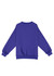 A purple kids' crew neck jumper with long sleeves and a relaxed fit. Features a solid colour design.