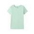A mint green women's modern fit T-shirt with a classic crew neckline and short sleeves. It features a brand logo.