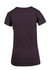 A women's modern fit T-shirt in dark grey, featuring short sleeves and a simple design with a logo.