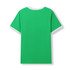 A green unisex ringer T-shirt featuring white collar and sleeve trim, with no visible branding.