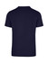 A navy blue unisex American style t-shirt with a short sleeve design and a plain back. It features a logo.