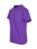 A purple men's/unisex American style t-shirt, featuring a classic crew neckline and short sleeves.