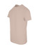 A men's slim fit t-shirt in a light beige colour, featuring a simple design and a logo.