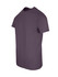 A slim fit men's t-shirt in a solid dark purple colour, featuring a crew neck and short sleeves.