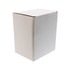 A plain, unbranded box with a rectangular shape, featuring a solid, light-colored exterior.