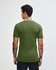 A green unisex short sleeve T-shirt displayed from the back, featuring a simple design and no visible logos.