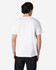 A white Gildan Heavy Cotton adult t-shirt displayed from the back, featuring a standard fit and short sleeves.