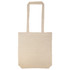 A Calico Long Handle Bag in a natural, unbleached canvas color with long handle straps and a spacious tote design.