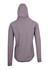 A grey men's hoodie made from soft cotton and bonded polar fleece, featuring a hood and a smooth back design.