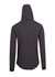 A dark grey men's hoodie made from soft cotton and bonded polar fleece, featuring a hood and long sleeves.