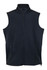A black soft shell vest from the TEMPEST range with a zip front and side pockets, featuring a logo.