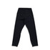 Black high-rise full-length leggings with a smooth waistband and a plain design. Features a logo on the back.
