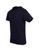 A navy blue Men's Hanley T-shirt with short sleeves and a buttoned neckline, featuring a brand logo.